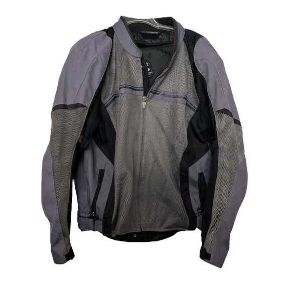 Fieldsheer Motorcycle Jacket Armor Padded Nlack Gray Mesh Size XL